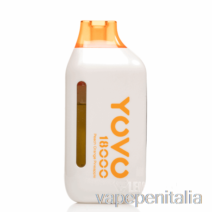 Penna Vape Yovo Ultra 18000 Monouso Pesca Arancia Ananas